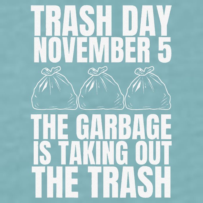 Trump Garbage Trash Day November 5 Garbage Taking Out Trash Sueded Cloud Jersey T-Shirt
