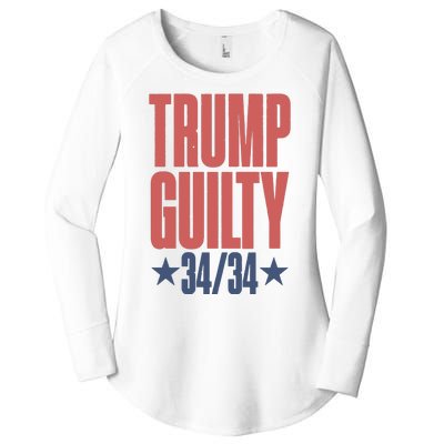 Trump Guilty Trump Convicted Women's Perfect Tri Tunic Long Sleeve Shirt