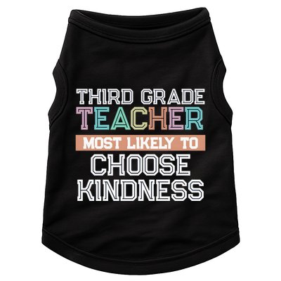 Third Grade Teacher Most Likely To Choose Kind Doggie Tank
