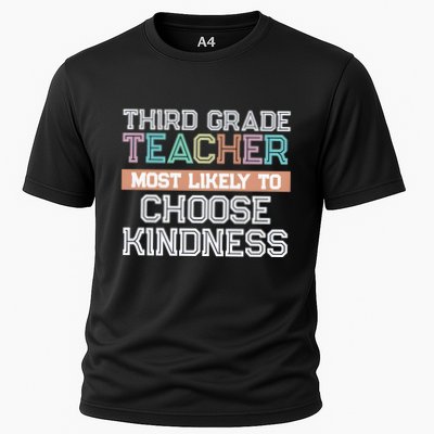 Third Grade Teacher Most Likely To Choose Kind Performance Shirt
