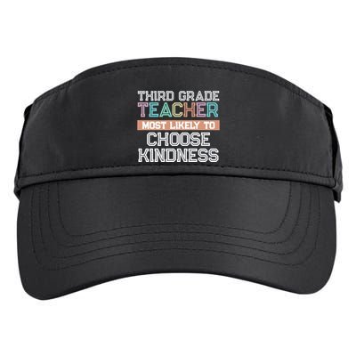 Third Grade Teacher Most Likely To Choose Kind Adult Drive Performance Visor