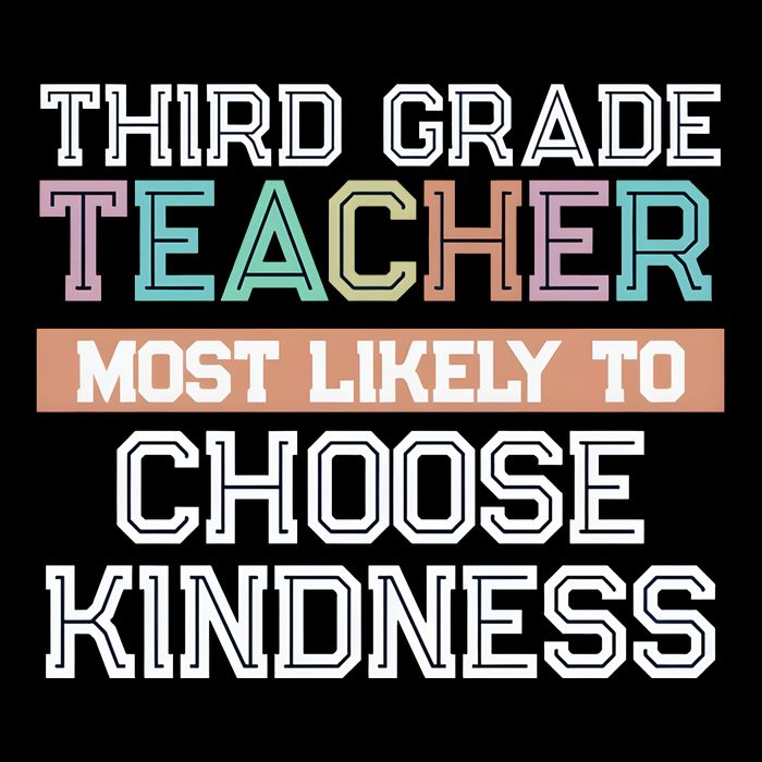 Third Grade Teacher Most Likely To Choose Kind Drawstring Bag