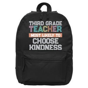 Third Grade Teacher Most Likely To Choose Kind 16 in Basic Backpack