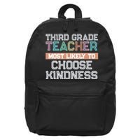 Third Grade Teacher Most Likely To Choose Kind 16 in Basic Backpack