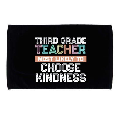 Third Grade Teacher Most Likely To Choose Kind Microfiber Hand Towel