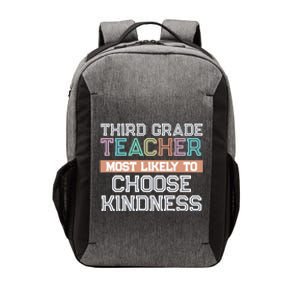 Third Grade Teacher Most Likely To Choose Kind Vector Backpack