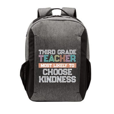Third Grade Teacher Most Likely To Choose Kind Vector Backpack