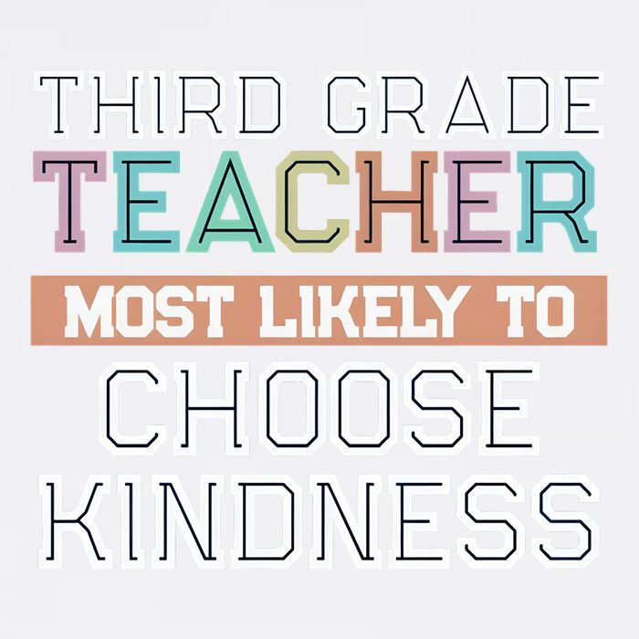 Third Grade Teacher Most Likely To Choose Kind Garment-Dyed Sweatshirt