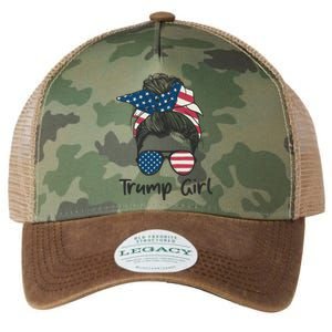 Trump Girl | Trump 2024 Election Gifts Legacy Tie Dye Trucker Hat