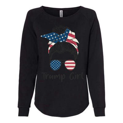 Trump Girl | Trump 2024 Election Gifts Womens California Wash Sweatshirt