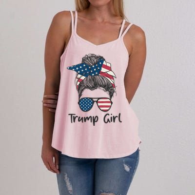 Trump Girl | Trump 2024 Election Gifts Women's Strappy Tank