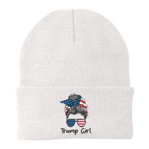 Trump Girl | Trump 2024 Election Gifts Knit Cap Winter Beanie