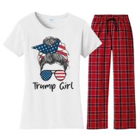 Trump Girl | Trump 2024 Election Gifts Women's Flannel Pajama Set