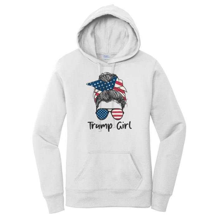 Trump Girl | Trump 2024 Election Gifts Women's Pullover Hoodie