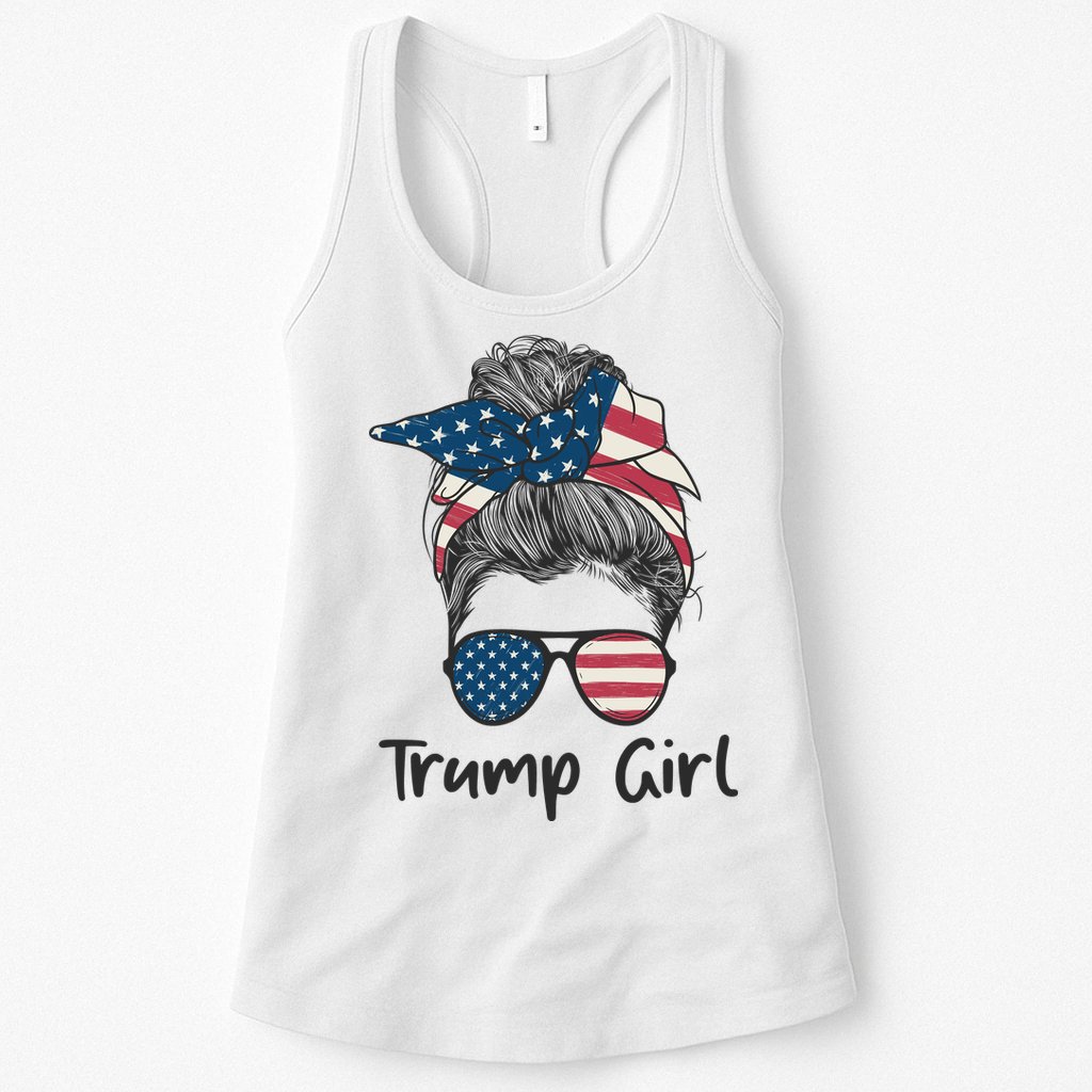 Trump Girl | Trump 2024 Election Gifts Womens Tank Top