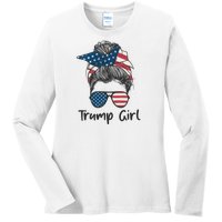 Trump Girl | Trump 2024 Election Gifts Ladies Long Sleeve Shirt