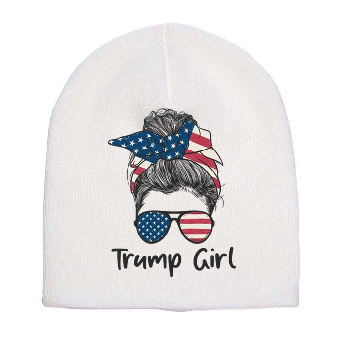 Trump Girl | Trump 2024 Election Gifts Short Acrylic Beanie