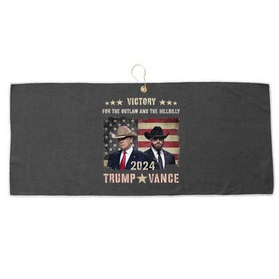 Thank God Trump Vance Victory We Won Inauguration Souvenir Large Microfiber Waffle Golf Towel