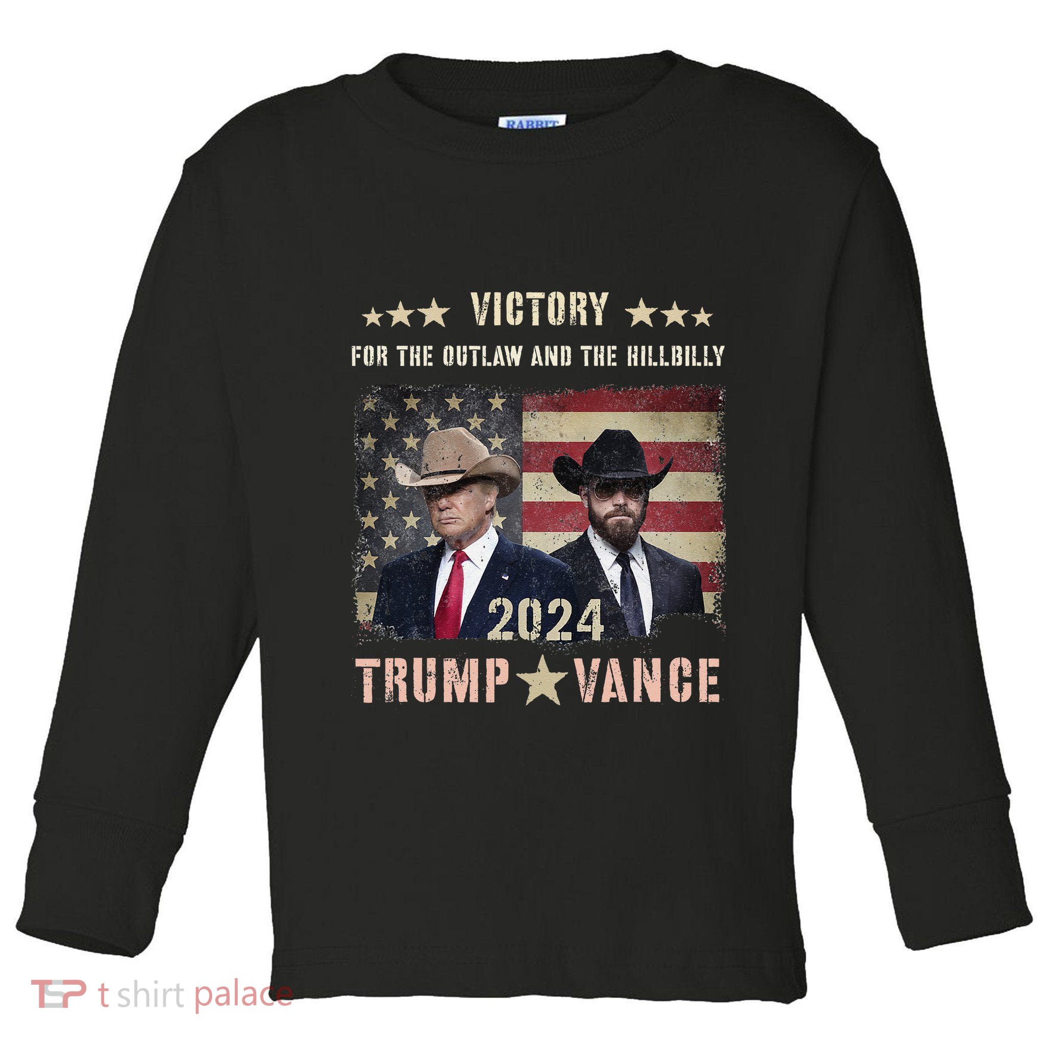 Thank God Trump Vance Victory We Won Inauguration Souvenir Toddler Long Sleeve Shirt