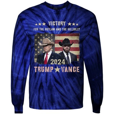 Thank God Trump Vance Victory We Won Inauguration Souvenir Tie-Dye Long Sleeve Shirt