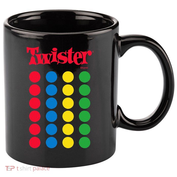 Twister Game 11oz C Handle Ceramic Mug