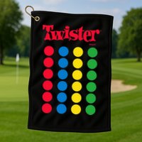 Twister Game Golf Towel