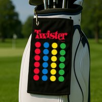 Twister Game Golf Towel