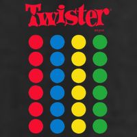 Twister Game Golf Towel