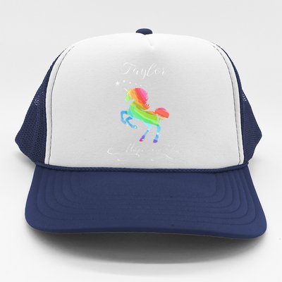 Taylor Gift Taylor Horse Rainbow Trucker Hat