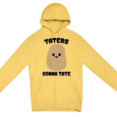 Taters Gonna Tate Funny Potato Premium Pullover Hoodie