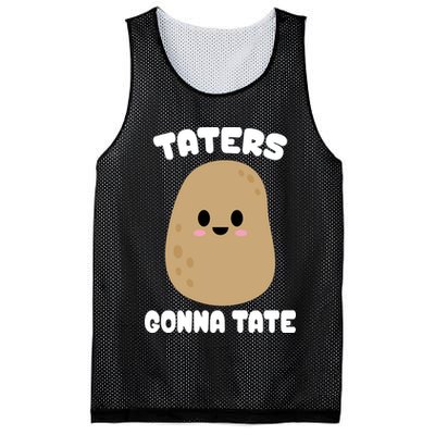 Taters Gonna Tate Funny Potato Mesh Reversible Basketball Jersey Tank
