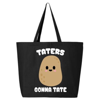Taters Gonna Tate Funny Potato 25L Jumbo Tote