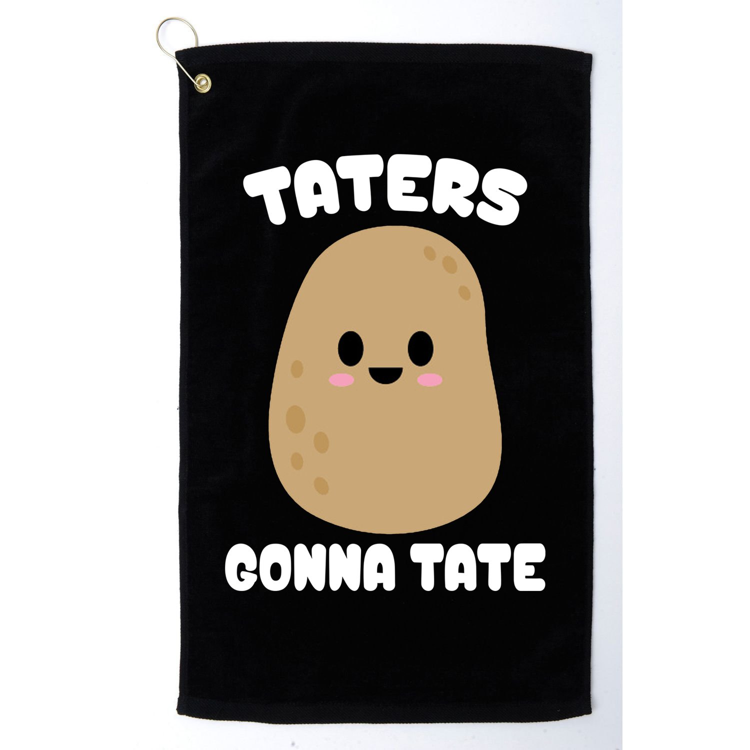 Taters Gonna Tate Funny Potato Golf Towel