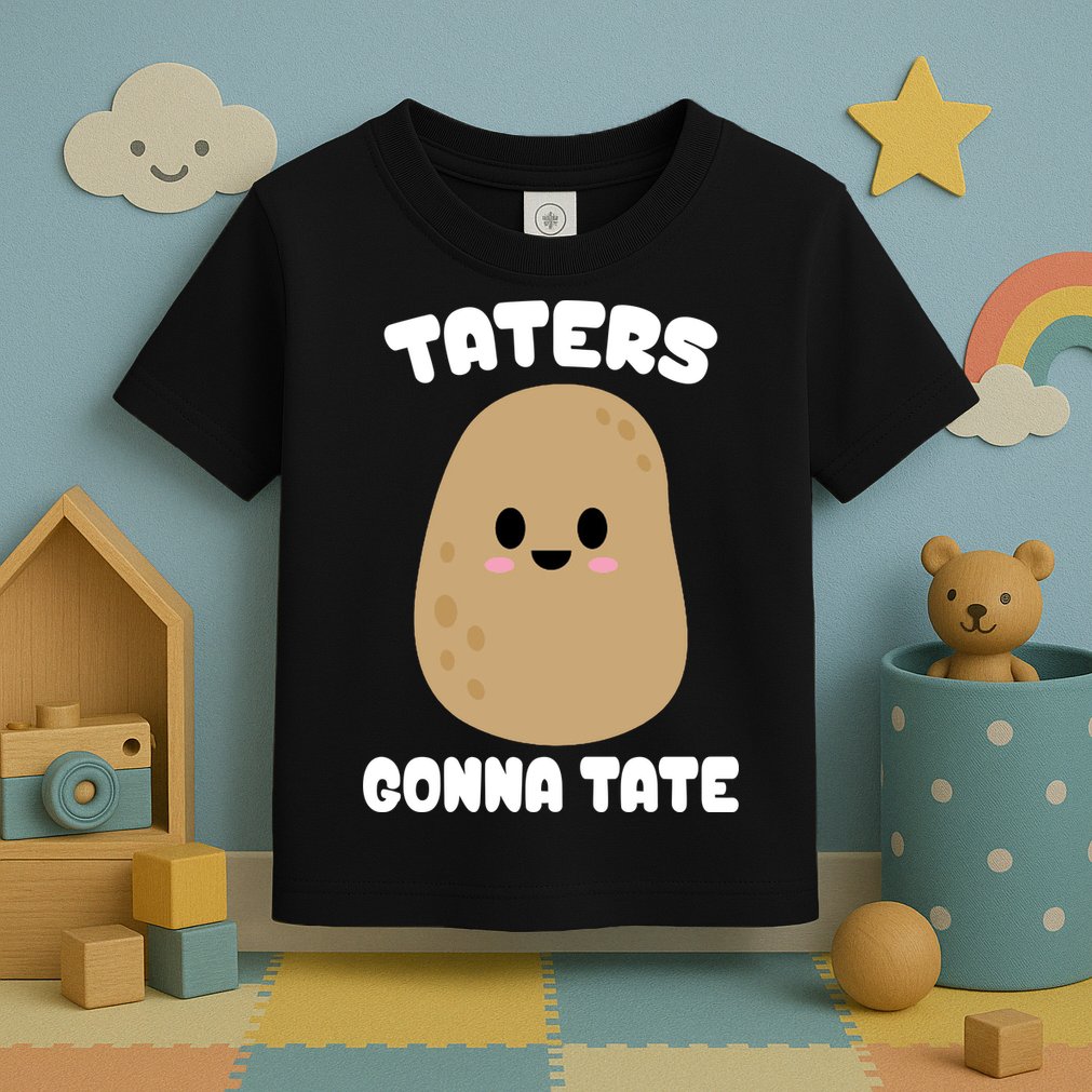 Taters Gonna Tate Funny Potato Toddler T-Shirt