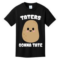 Taters Gonna Tate Funny Potato Kids T-Shirt