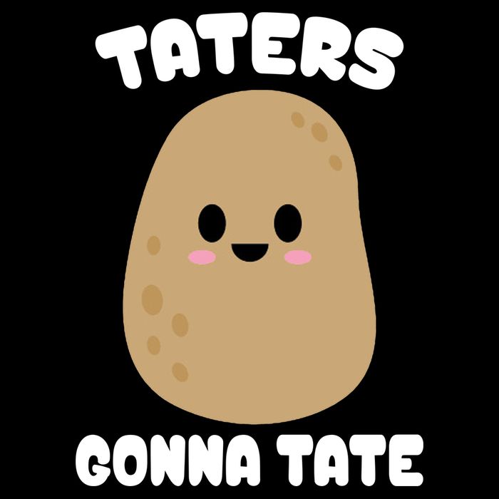 Taters Gonna Tate Funny Potato Kids T-Shirt