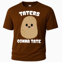 Taters Gonna Tate Funny Potato Cooling Performance Crew T-Shirt
