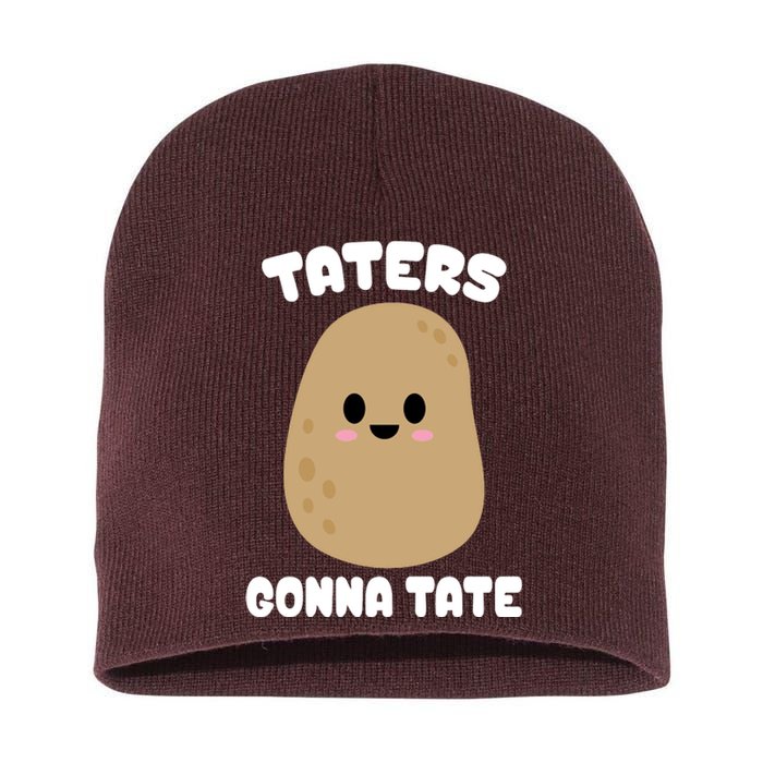 Taters Gonna Tate Funny Potato Short Acrylic Beanie