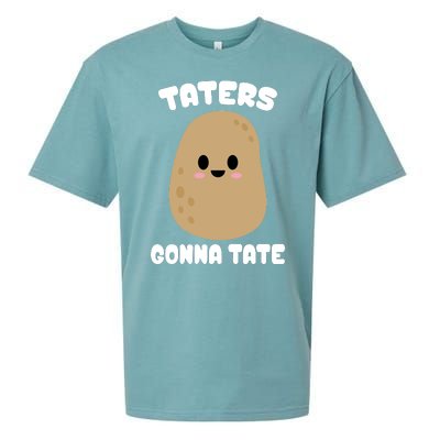 Taters Gonna Tate Funny Potato Sueded Cloud Jersey T-Shirt