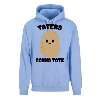 Taters Gonna Tate Funny Potato Unisex Surf Hoodie