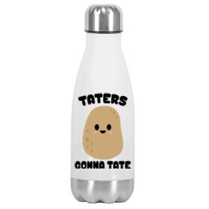 Taters Gonna Tate Funny Potato Stainless Steel Insulated Water Bottle