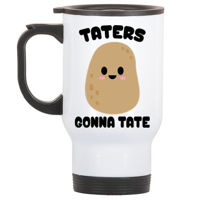 Taters Gonna Tate Funny Potato Stainless Steel Travel Mug