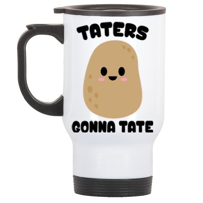 Taters Gonna Tate Funny Potato Stainless Steel Travel Mug