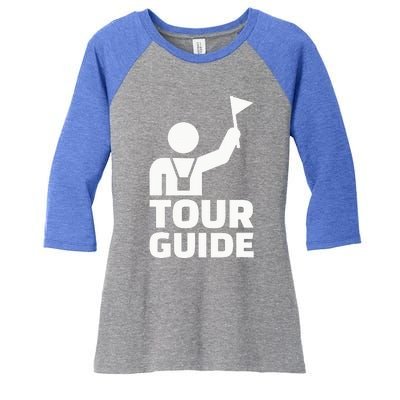 Tour Guide Women's Tri-Blend 3/4-Sleeve Raglan Shirt