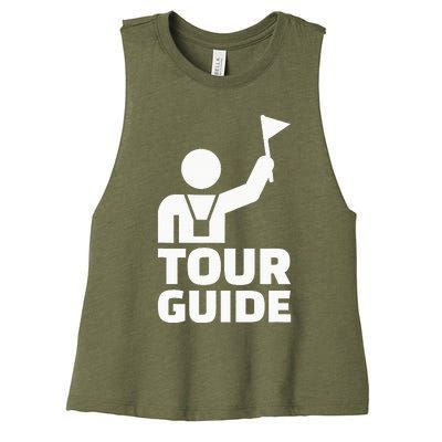 Tour Guide Women's Racerback Cropped Tank