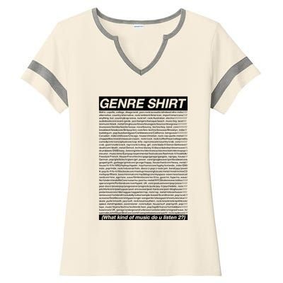 The Genre Ladies Halftime Notch Neck Tee