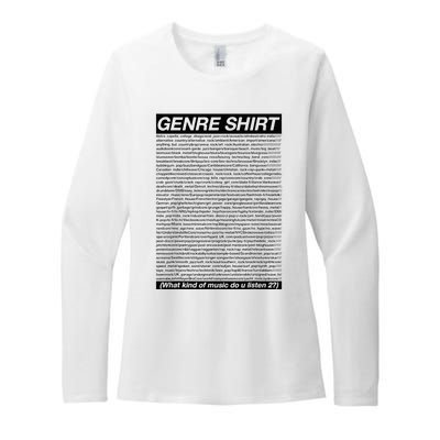 The Genre Womens CVC Long Sleeve Shirt