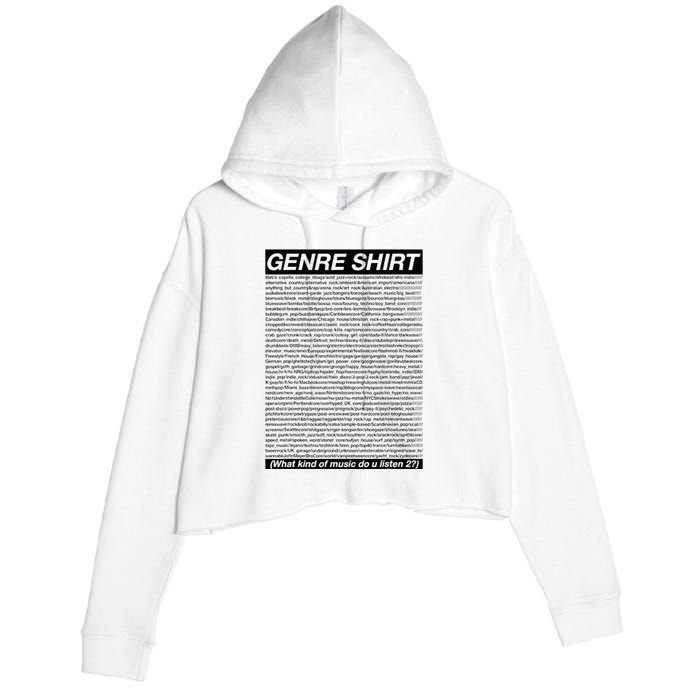 The Genre Crop Fleece Hoodie