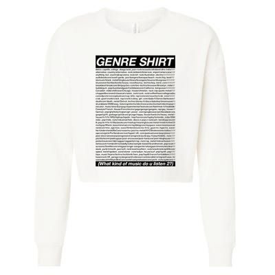 The Genre Cropped Pullover Crew