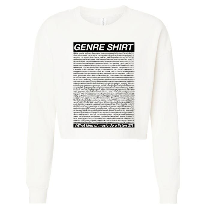 The Genre Cropped Pullover Crew